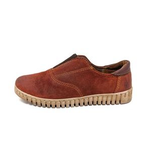 Born Sneakers Womens 8 Berua Burnt Sienna Terracotta Leather Slip On Comfort